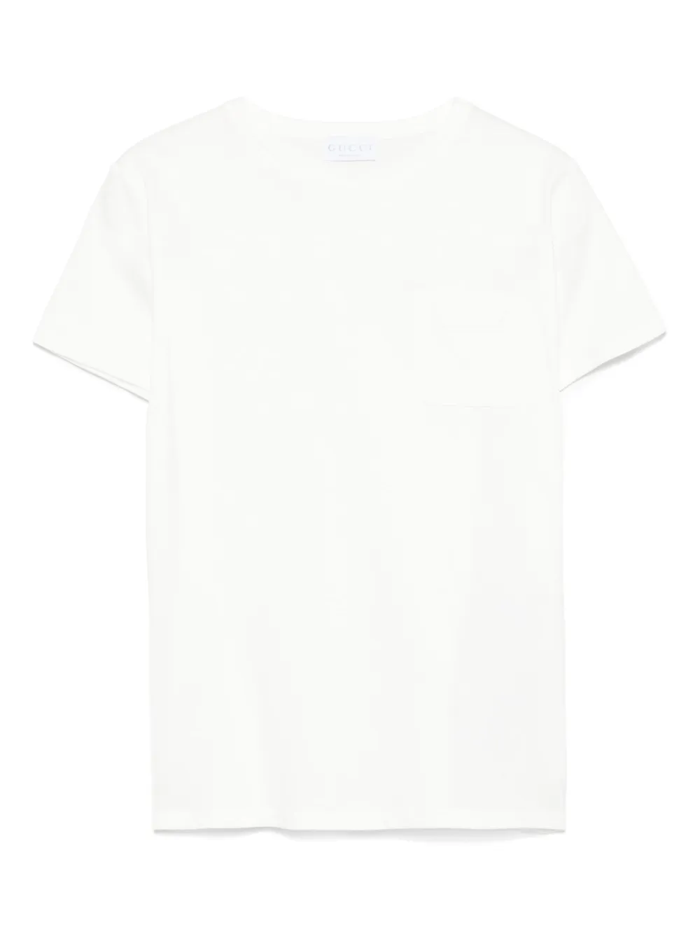 Gucci Kids T-shirt met geborduurd logo Wit