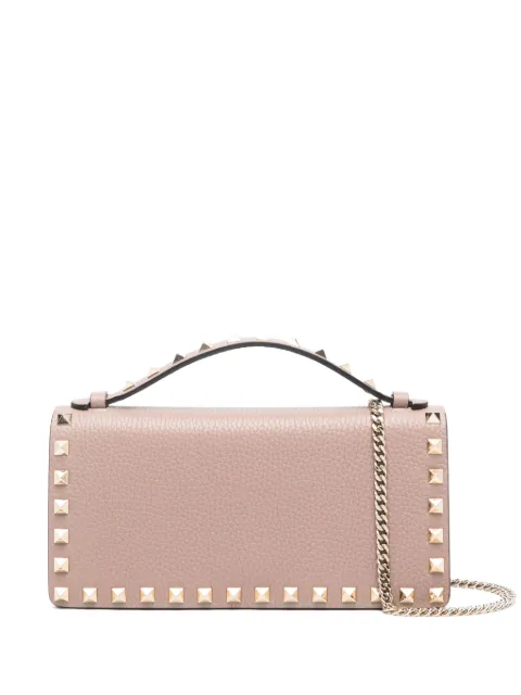 Valentino Garavani Rockstud-embellished clutch bag