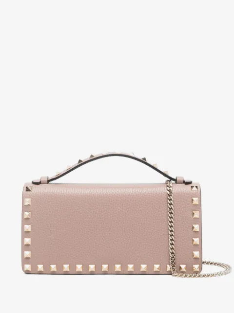 Valentino Garavani portefeuille Rockstud à bride en chaîne