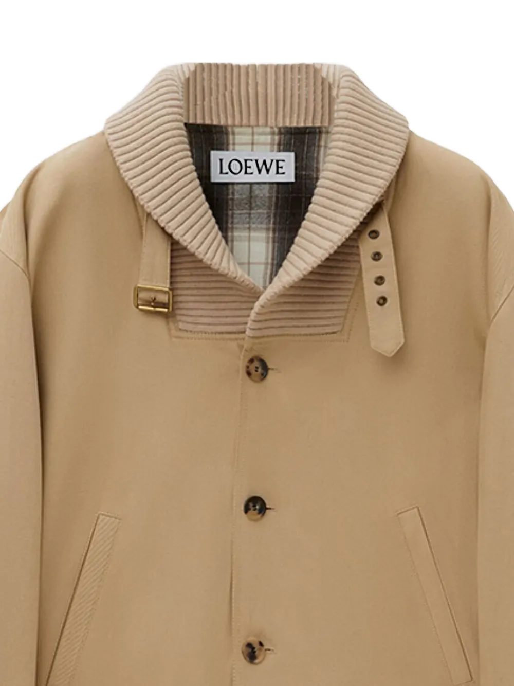 LOEWE ribbed-cuff buttoned jacket | Bomber Jackets | Image 2