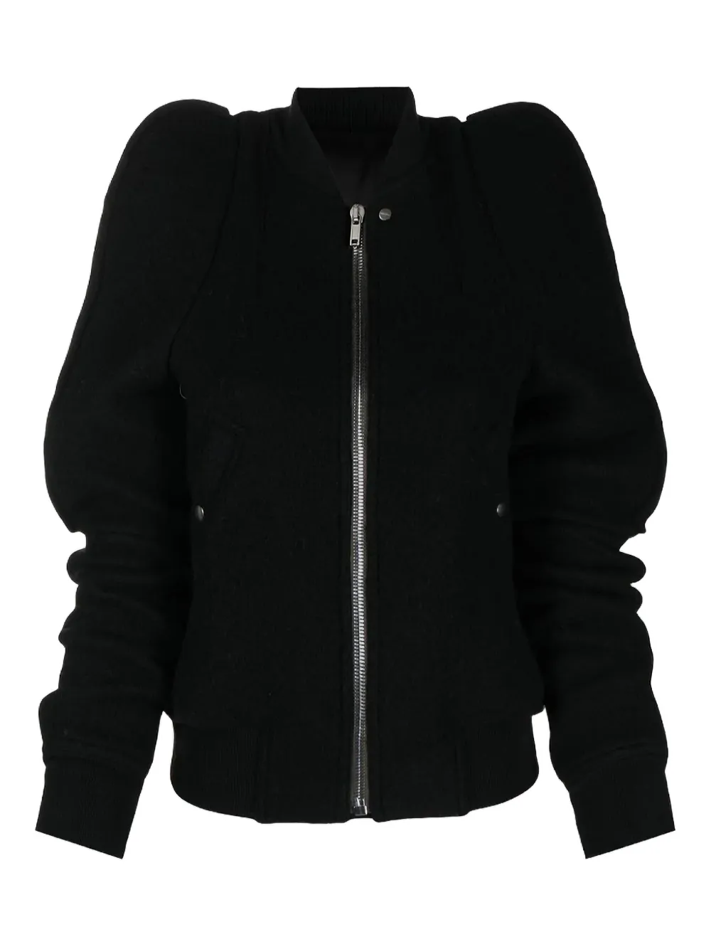 Rick Owens Bionic puff-sleeve bomber jacket Zwart