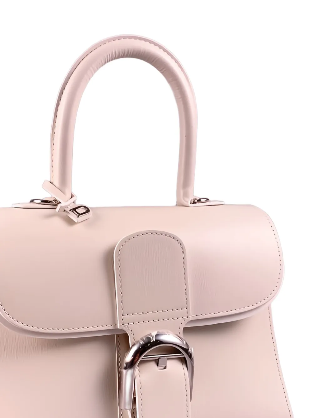 Delvaux Brilliat PM buckle-fastening leather tote bag - Beige
