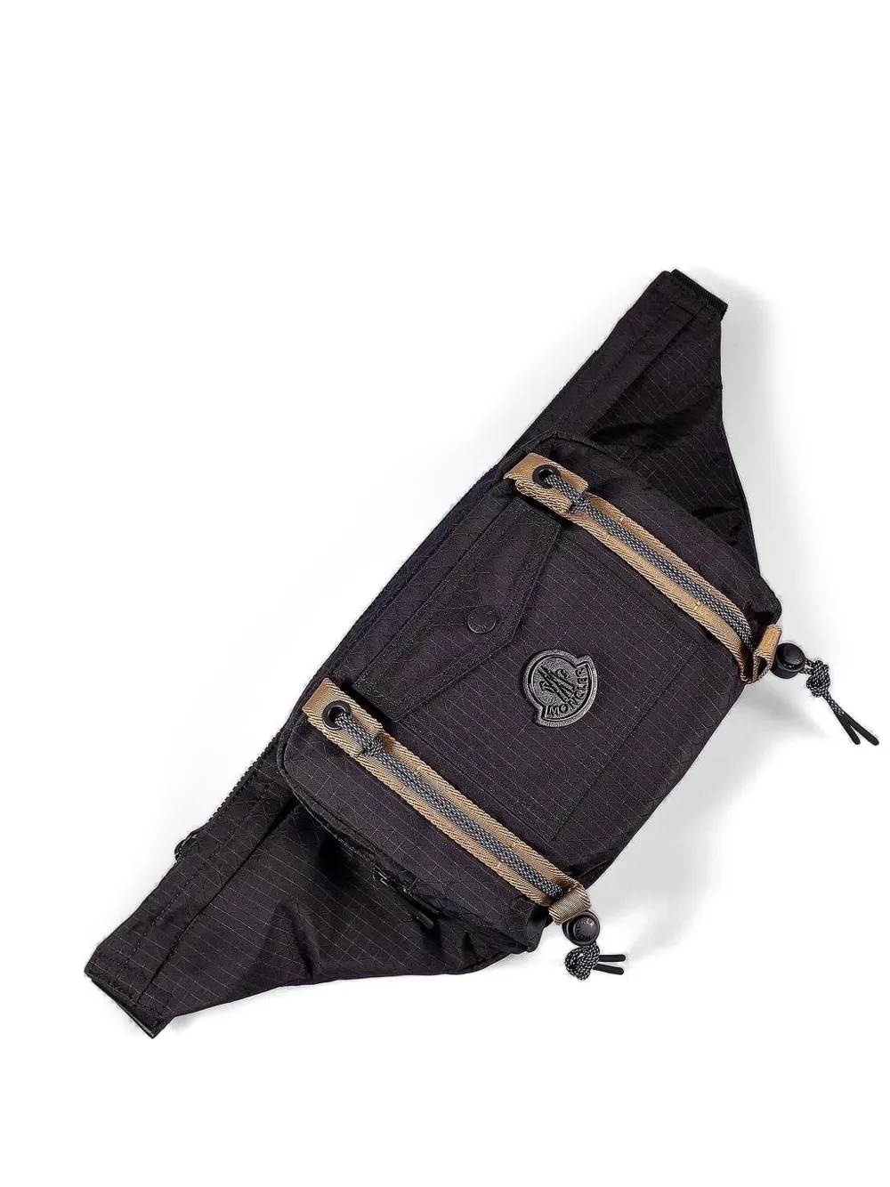 Tech logo-plaque belt bag