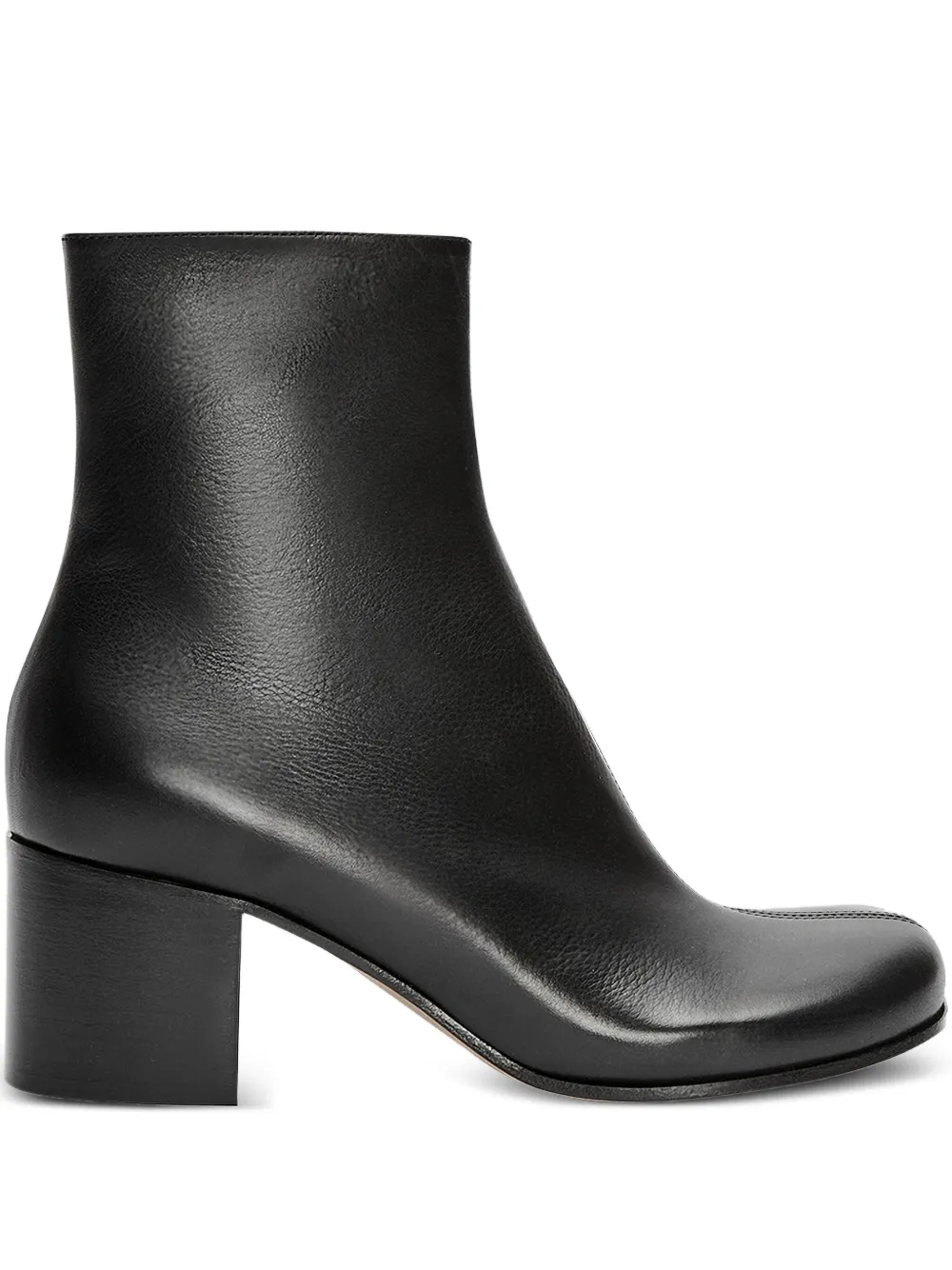 LOEWE 60mm leather block-heel ankle boots Black