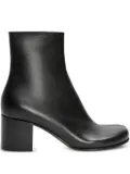 LOEWE 60mm leather block-heel ankle boots - Black