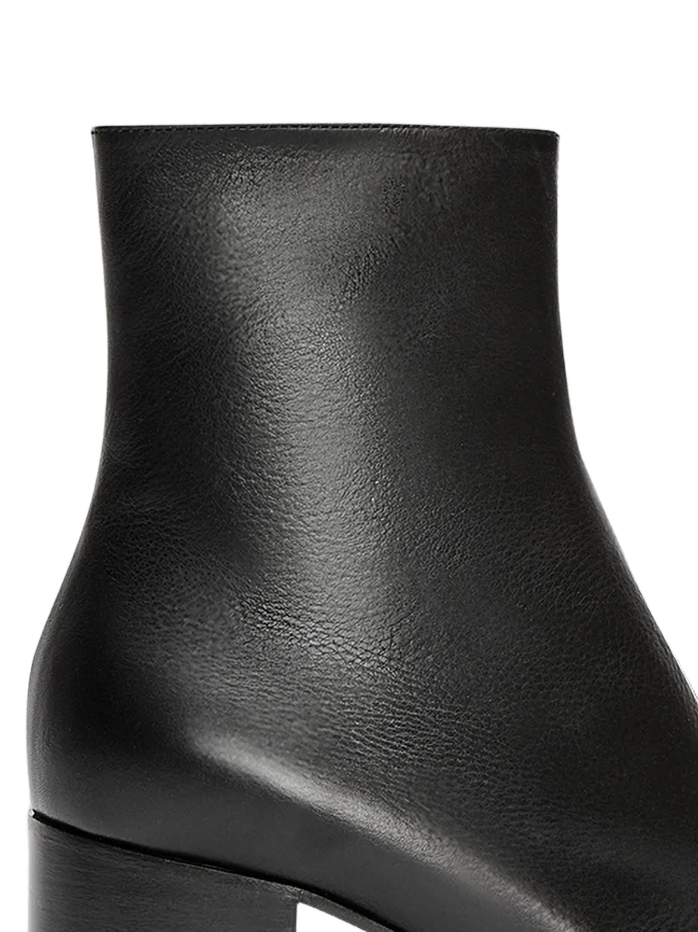 LOEWE 60mm leather block-heel ankle boots Black
