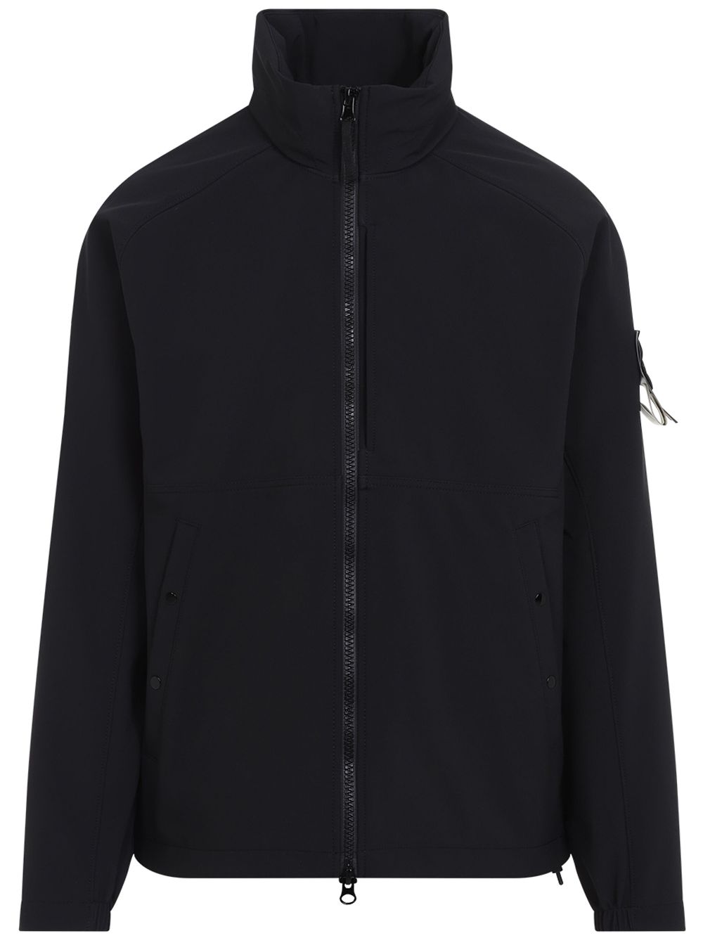 Stone Island Compass-patch jacket - Black