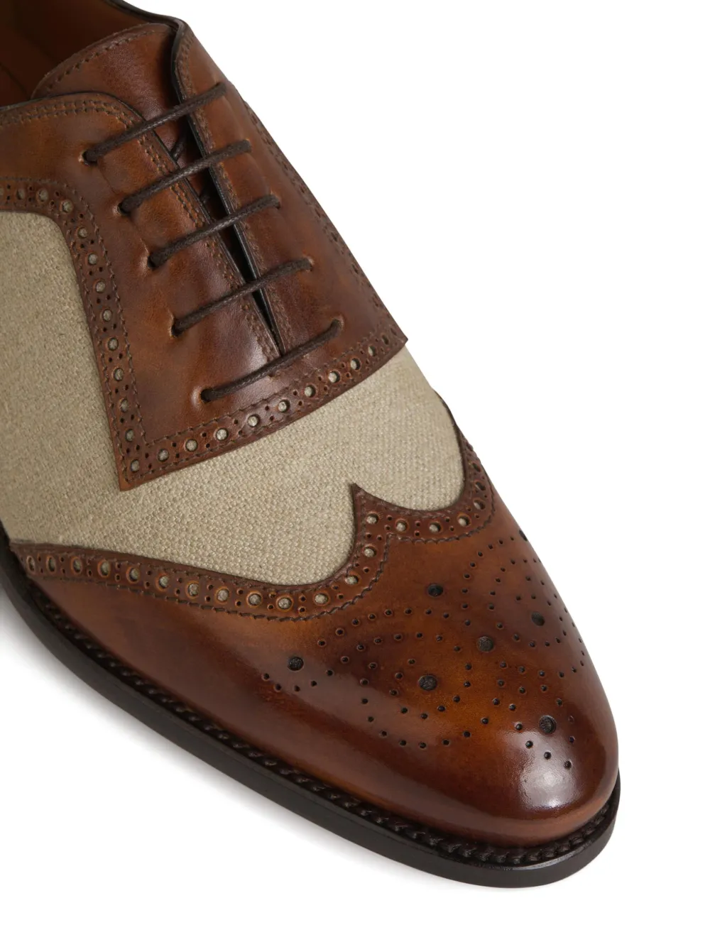 Bontoni Belezza brogue shoes Neutrals