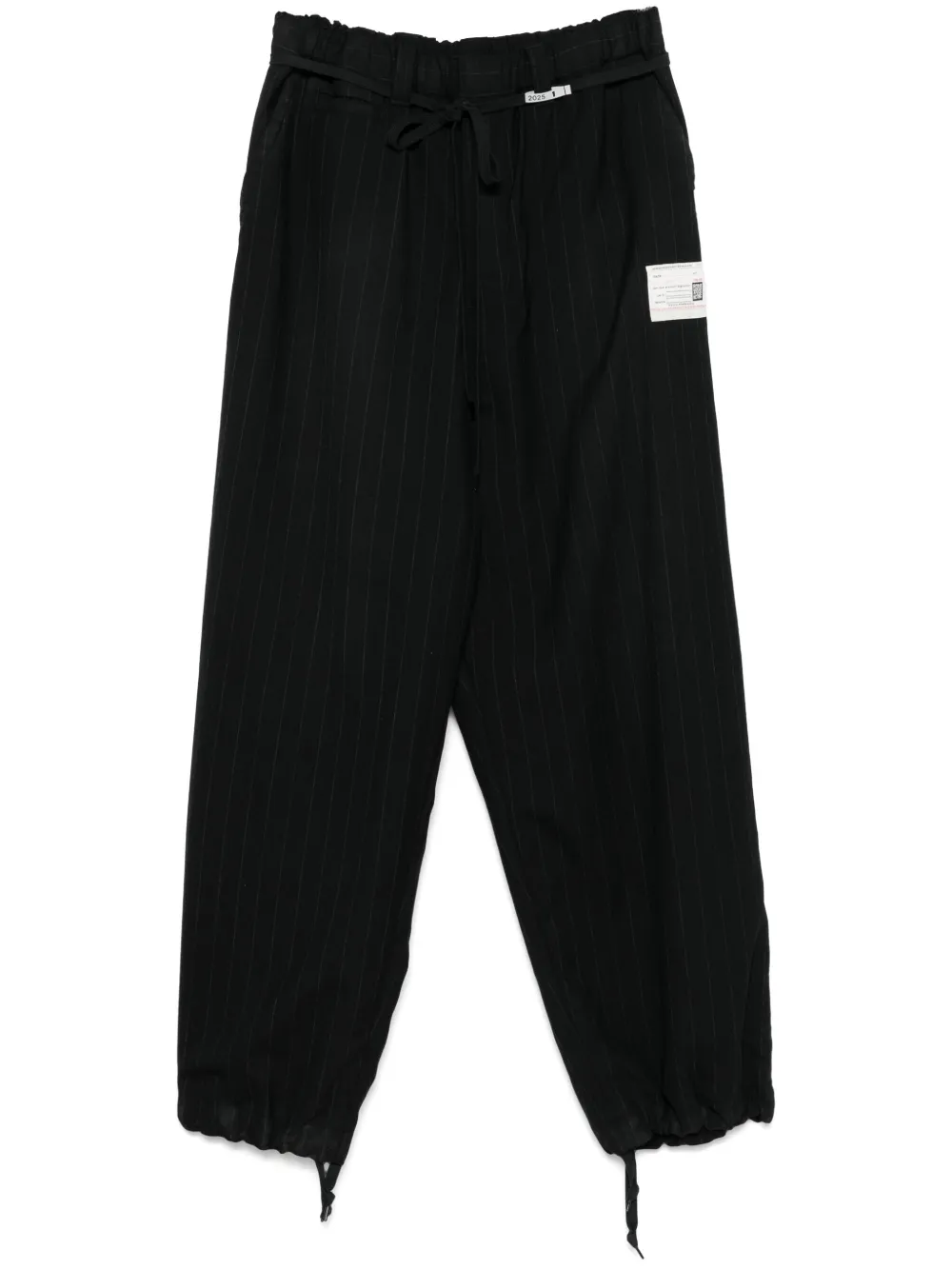 pinstripe trousers