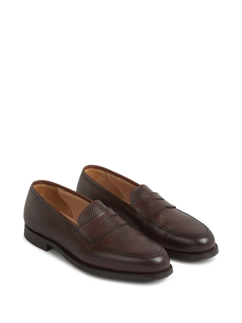 Crockett & Jones leather loafers Brown