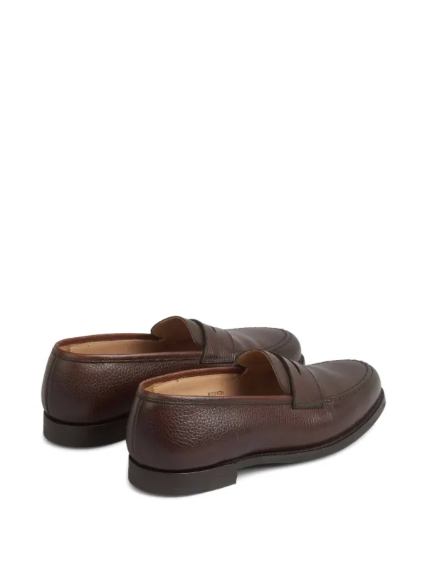 Crockett & Jones Leather Loafers | Brown | FARFETCH CA