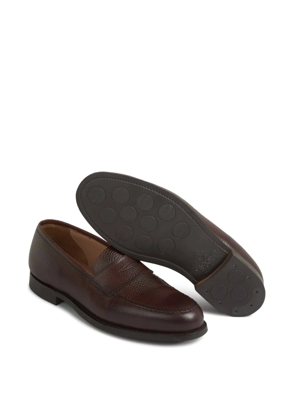 Crockett & Jones leather loafers Brown