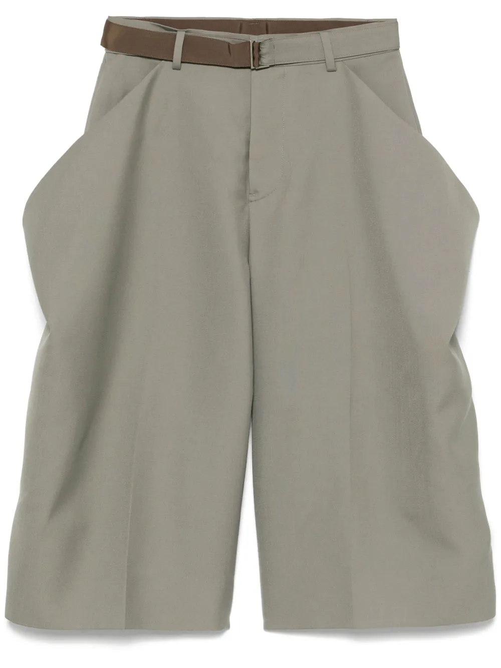 draped-panel trousers