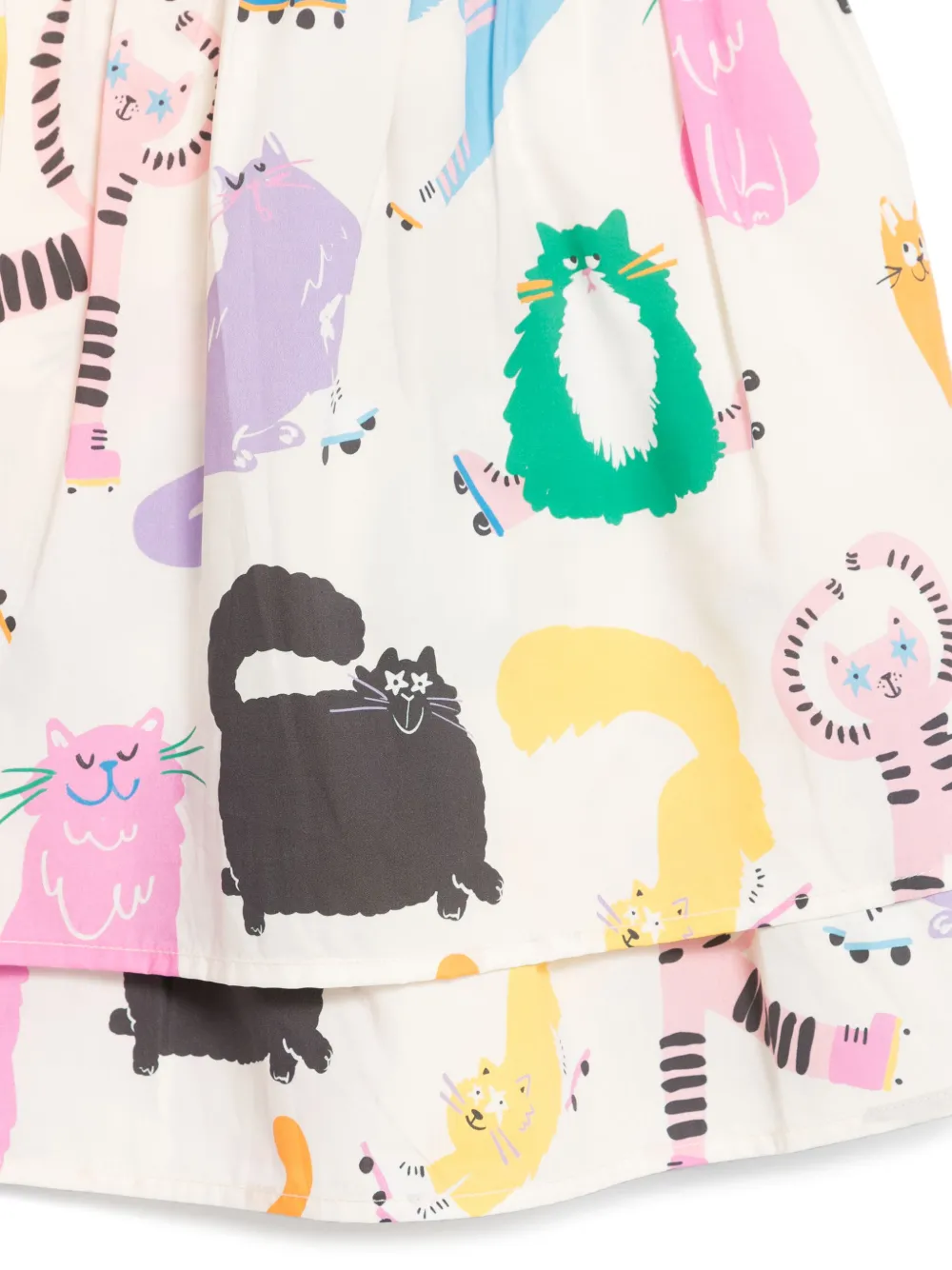 Stella McCartney Kids Jurk met print Wit