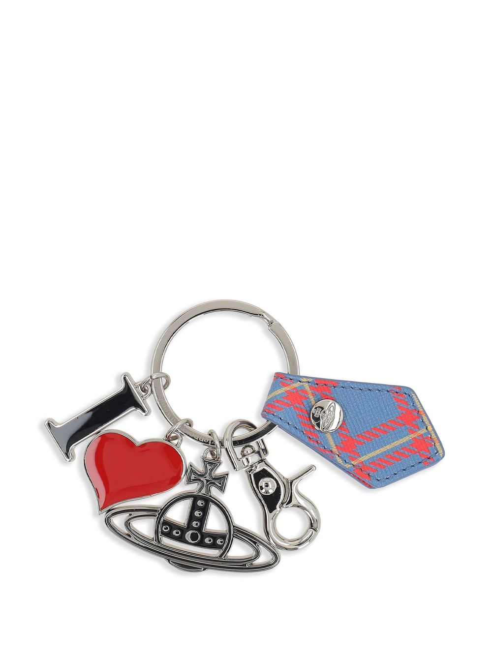 Vivienne Westwood I Love Orb keyring - Blue