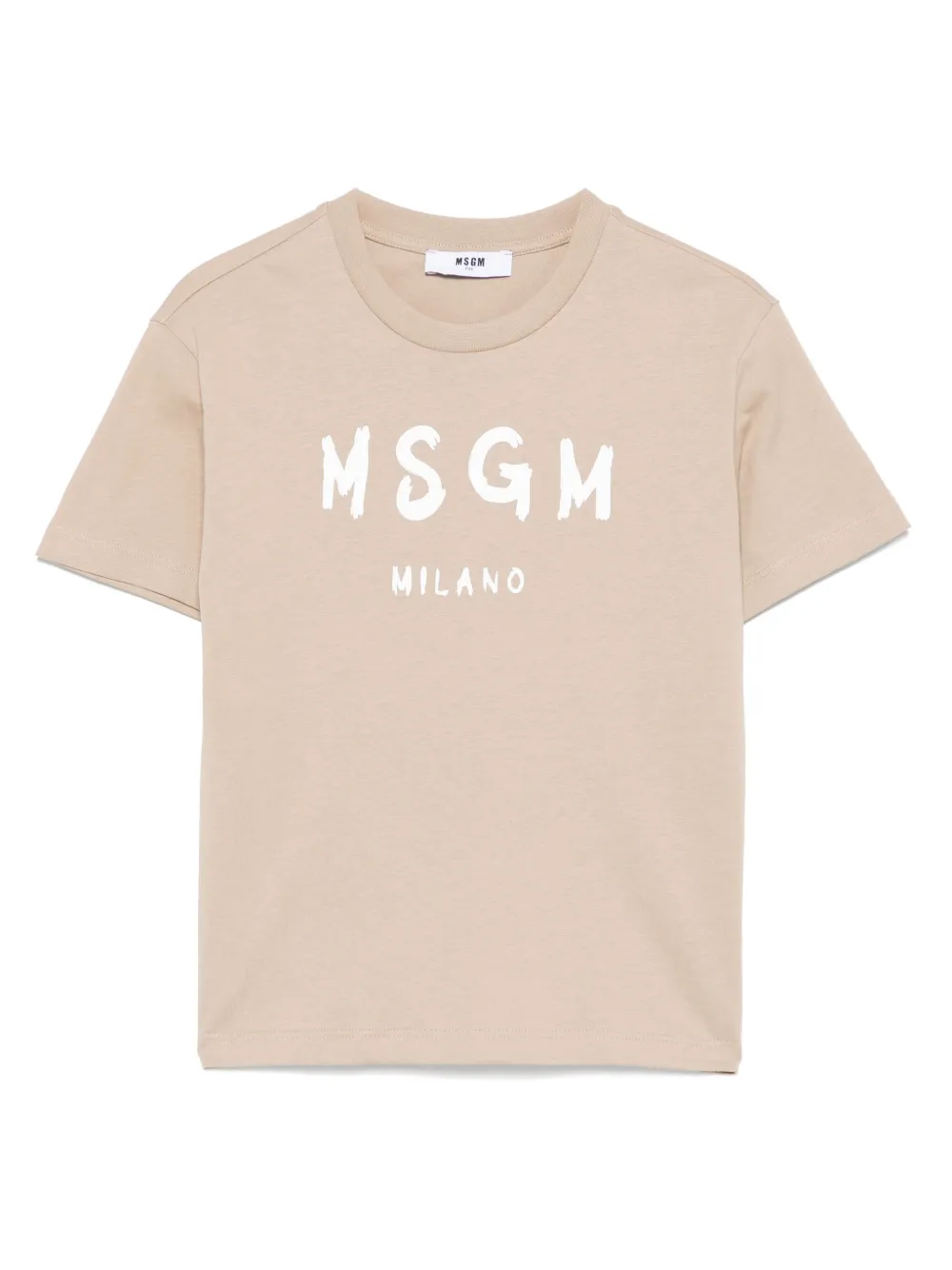 MSGM Kids playera con logo estampado | neutro | Image 1