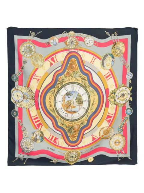 Hermès Pre-Owned 1989 La Ronde Des Heures by L. Dubigeon silk scarf