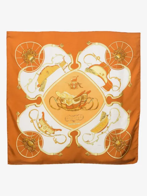 Hermès Pre-Owned mascada de seda Springs by P Ledoux 1981