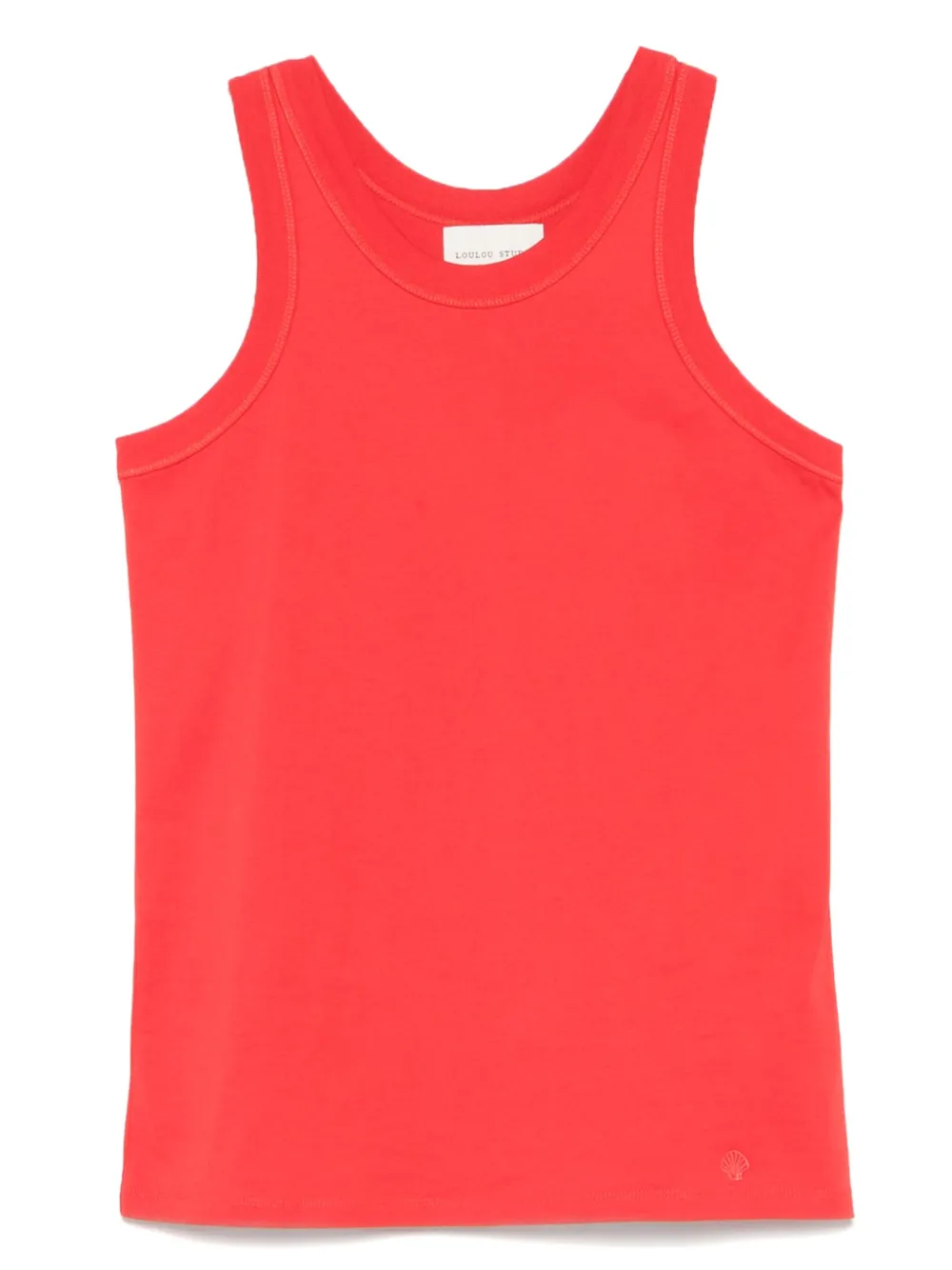 LouLou de Saison Katoenen tanktop Rood