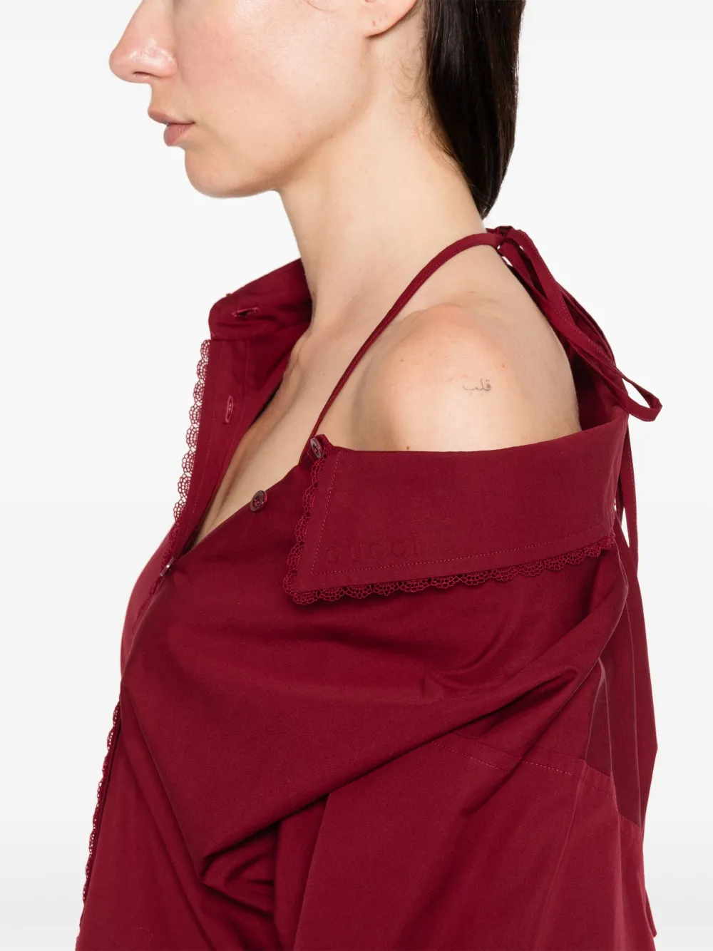 Gucci Katoenen blouse Rood