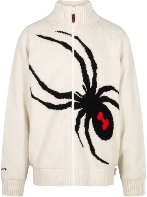 Supreme x Spyder zip-up "Stone" cardigan