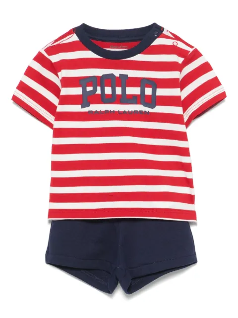 POLO RALPH LAUREN KIDS ensemble haut-short à rayures