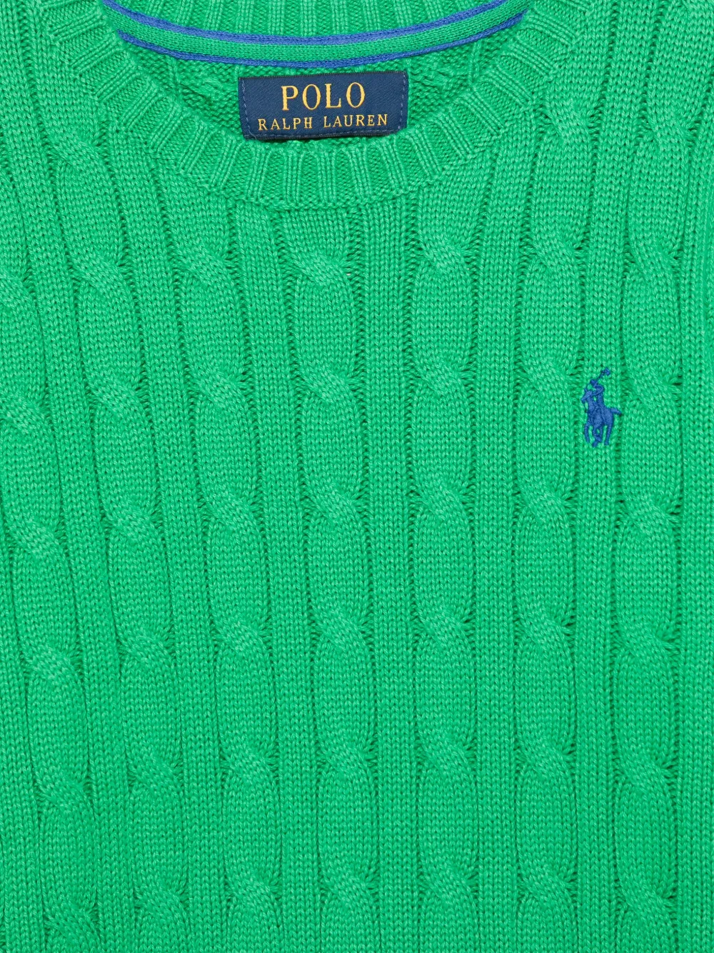 POLO RALPH LAUREN KIDS Kabelgebreide trui Groen