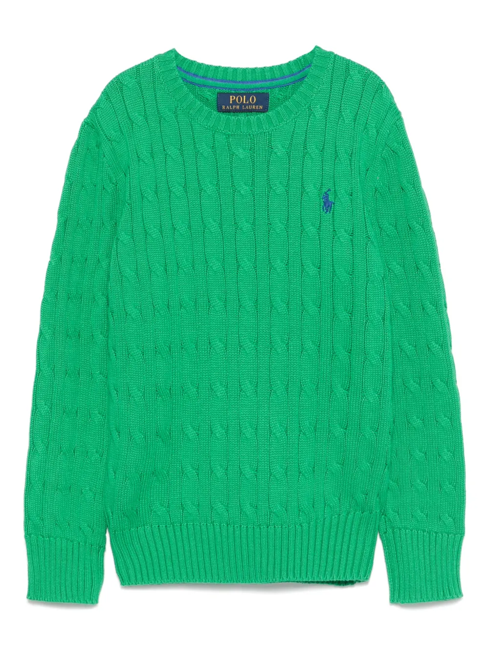 POLO RALPH LAUREN KIDS Kabelgebreide trui Groen