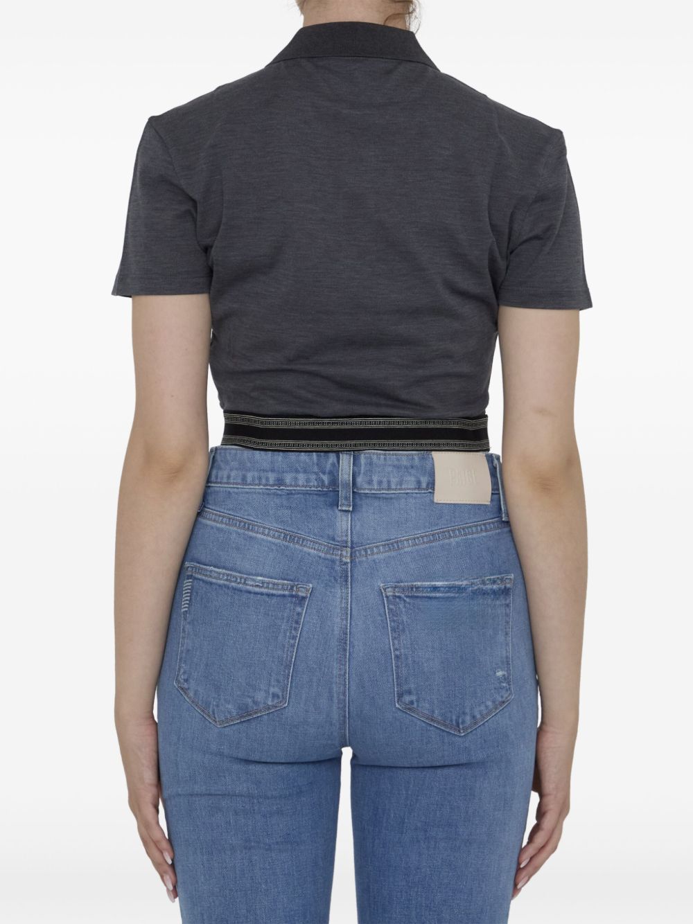 LOEWE CROPPED POLO SHIRT 