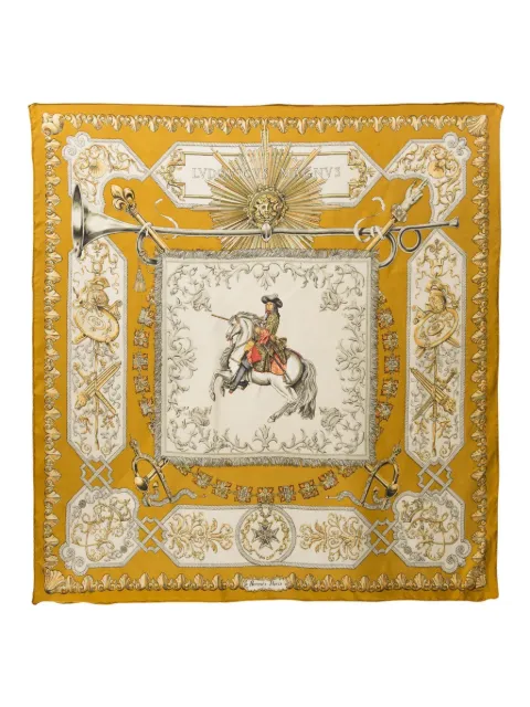 Hermès Pre-Owned foulard Ludovicus Magnus by F.de La Perriere (1963)
