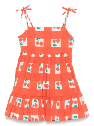 ◆完売前に◆【Stella McCartney】チェリープリント ミニドレス Stella McCartney Kids cherry-print Dress | Red | FARFETCH