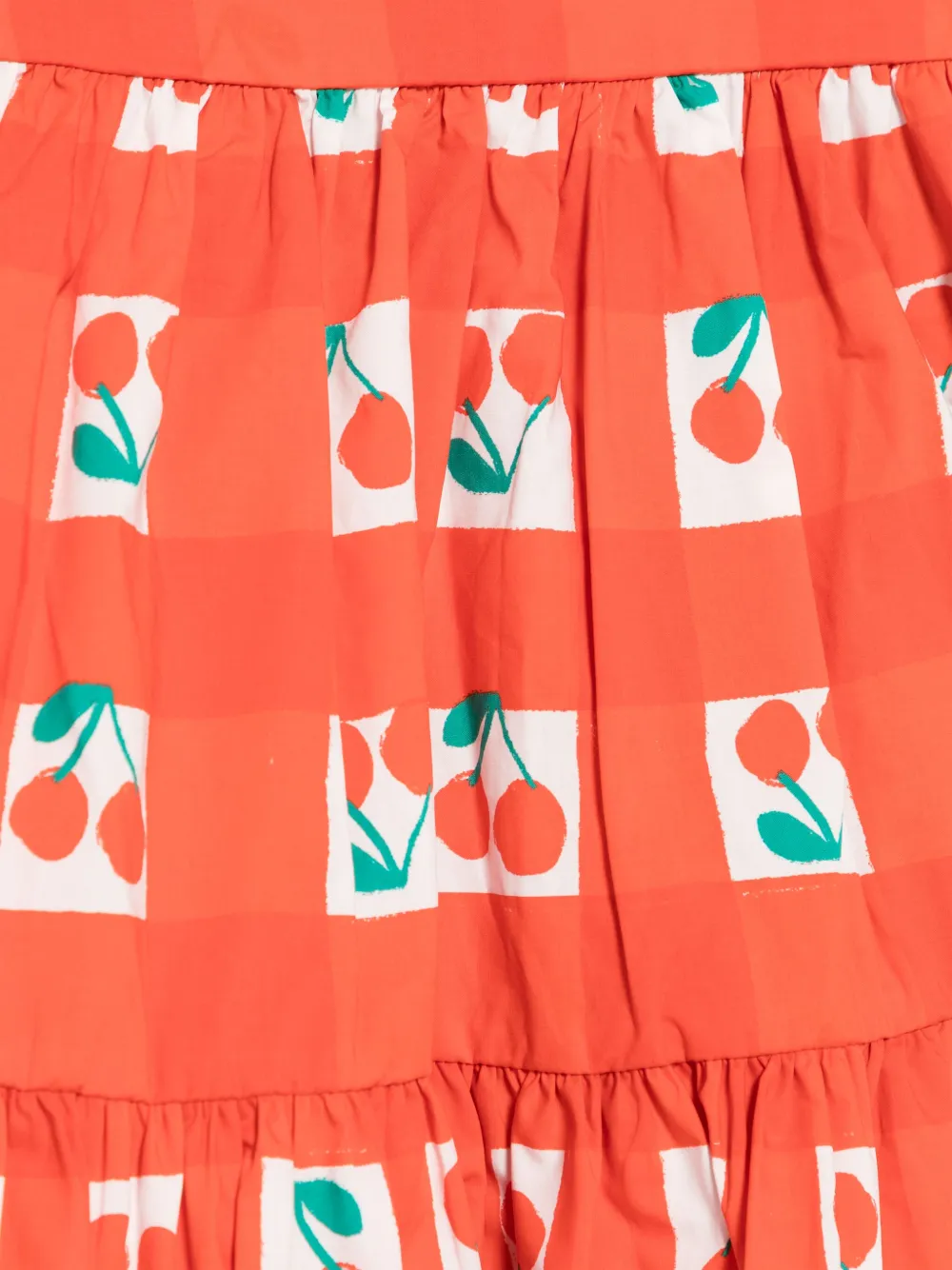 Stella McCartney Kids Jurk met kersenprint Rood