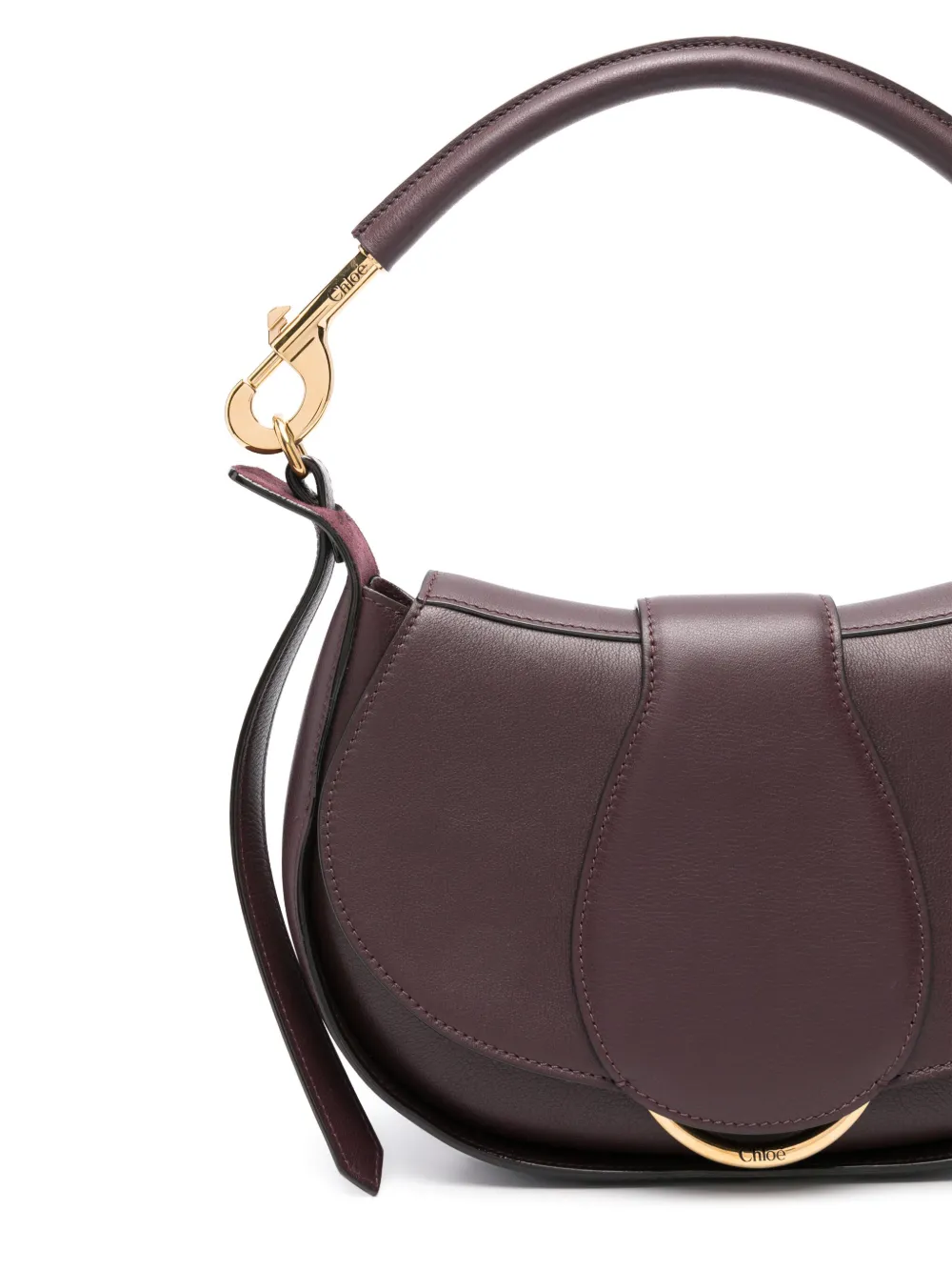 Chloé Leather Shoulder Bag In Red