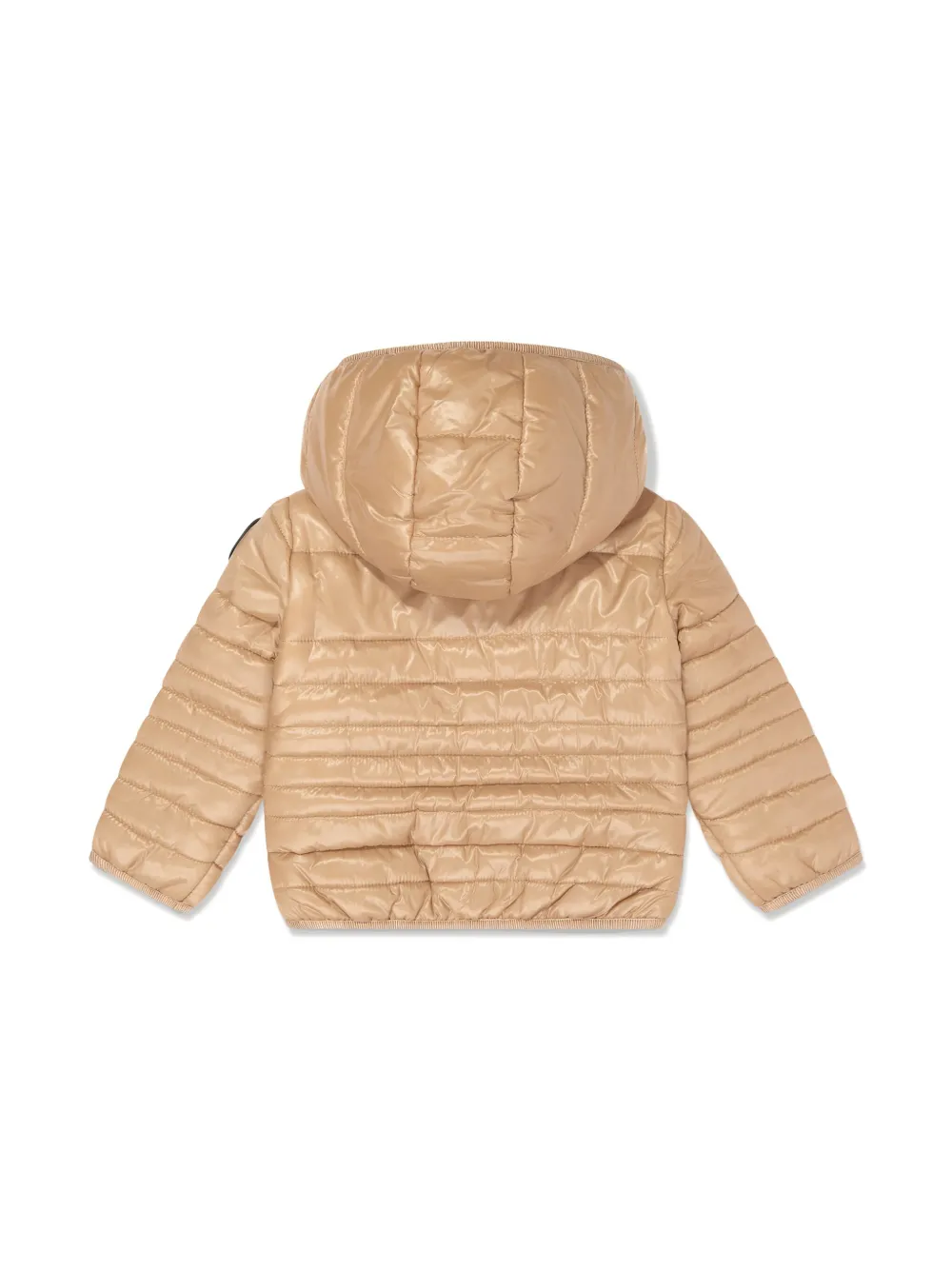 Nike Kids hooded padded jacket - Beige