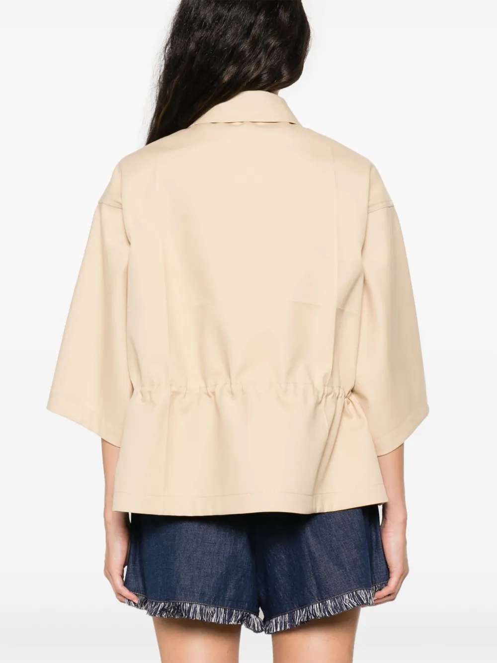 Gucci Katoenen gabardine jack Beige