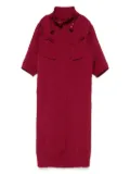 Gucci GG jacquard coat - Red