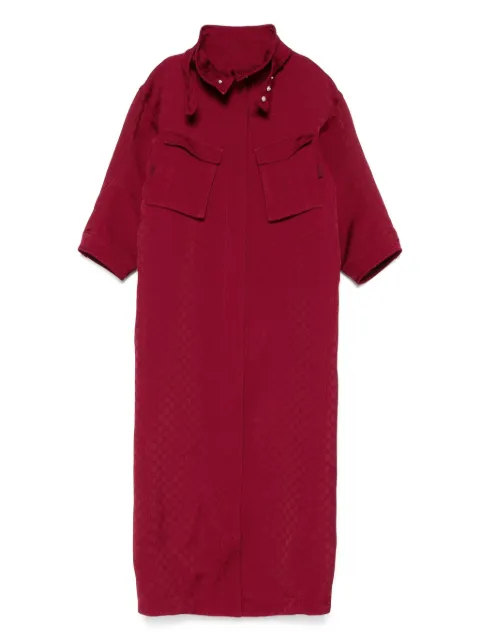 Gucci abrigo con motivo GG en jacquard