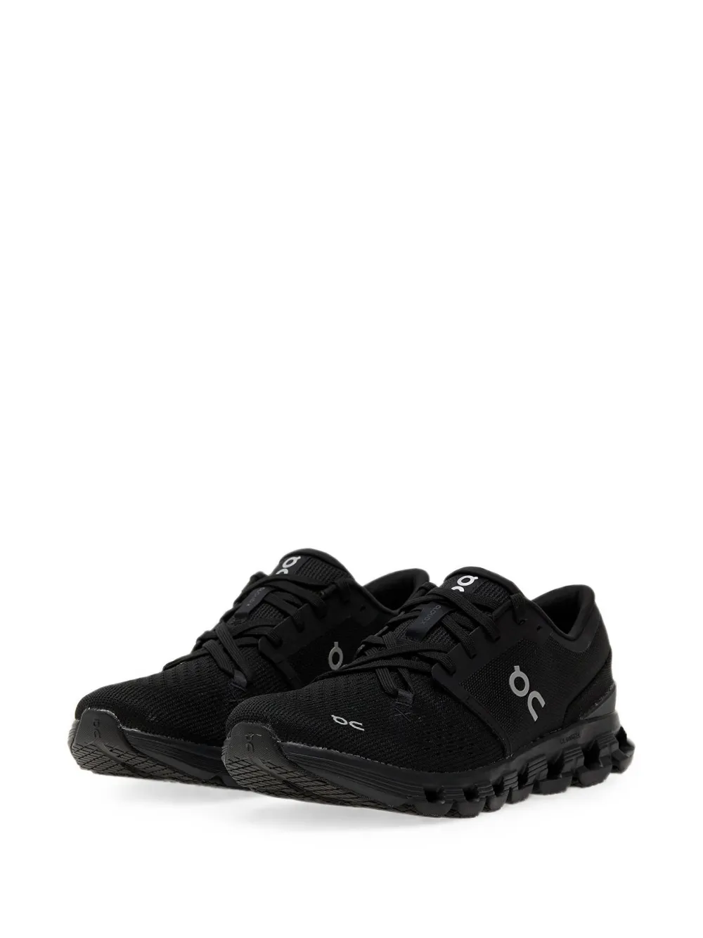 On Cloud X 4 sneakers met mesh Zwart