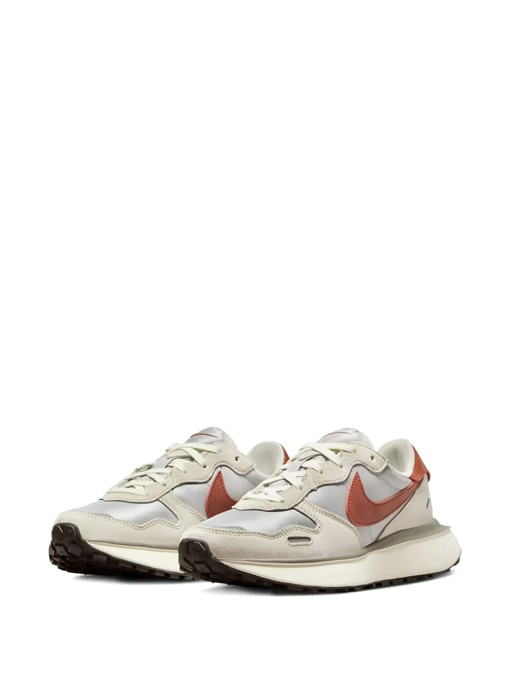 Nike Phoenix Waffle "Light Bone Light Smoke Grey Light Iron Ore Rugged Orange" sneakers Beige