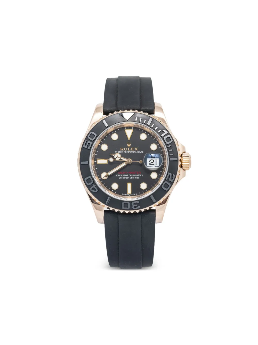Rolex pre-owned Yatcht Master 40mm | Black | Image 1
