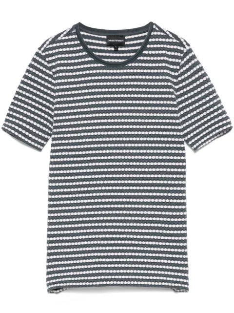 Emporio Armani 纹理T恤