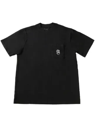 長袖Tシャツ MALBON GOLF マルボン ゴルフ 長T ブラック 黒T 黒