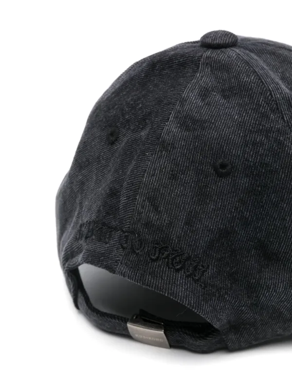 KUSIKOHC Embroidered Baseball Cap | Black | FARFETCH ZA