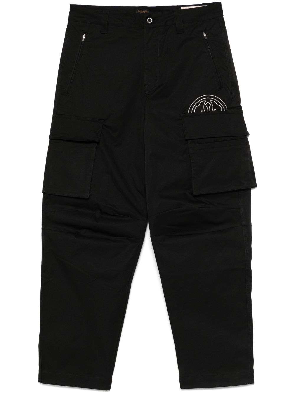 embroidered cargo pants