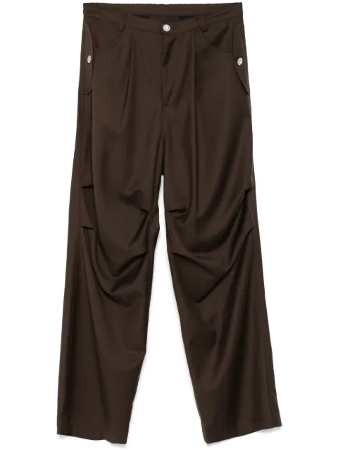 BLUEMARBLE pantalones con dobladillo vuelto