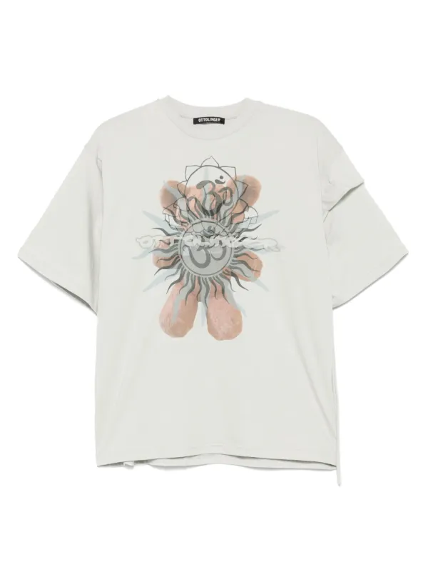 【関税込み】Ottolinger グレー Deconstructed Tシャツ Ottolinger Gray Deconstructed T-Shirt Ottolinger