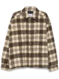Bonsai checked jacket - Brown
