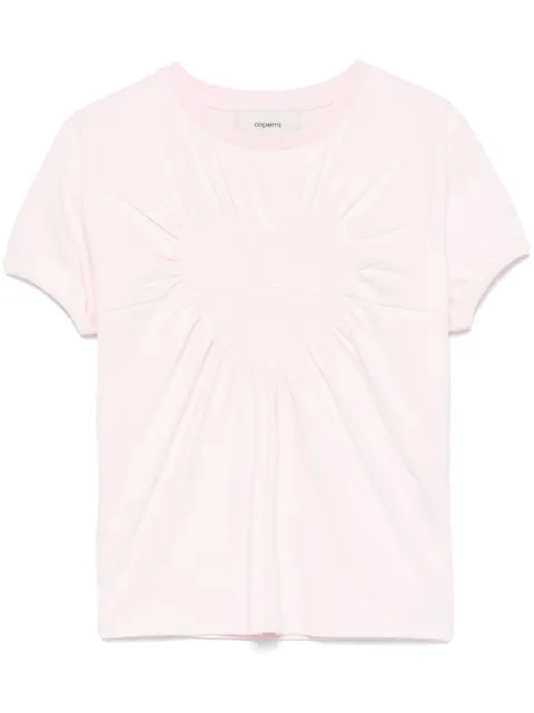 Coperni gathered heart-motif T-shirt