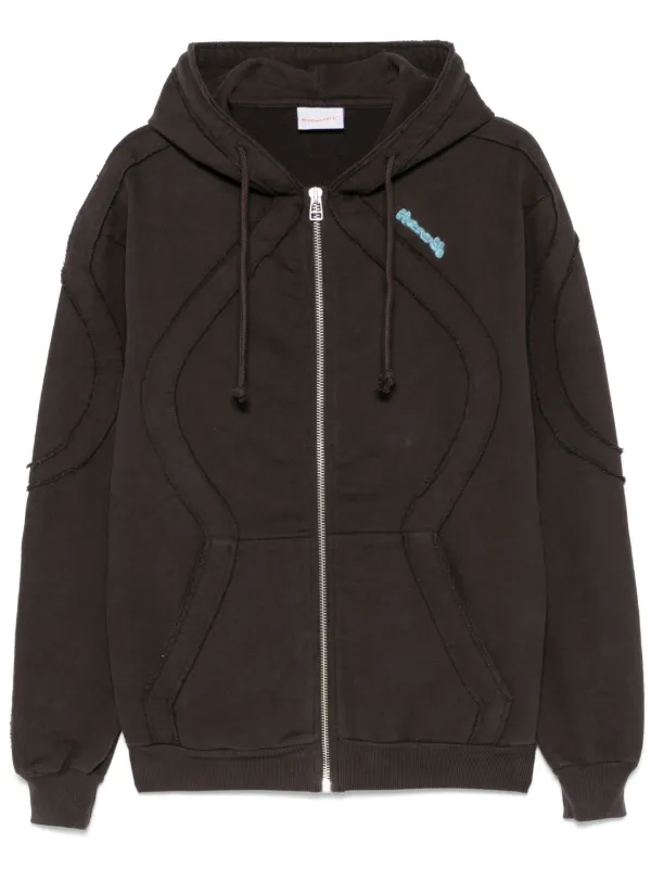 BLUEMARBLE ジップアップ パーカー | ブラウン | FARFETCH JP BLUEMARBLE ジップアップ パーカー | ブラウン | FARFETCH JP