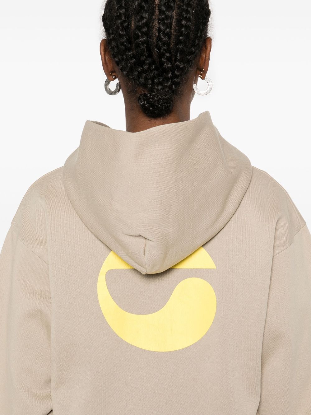 COPERNI LOGO-PRINT HOODIE